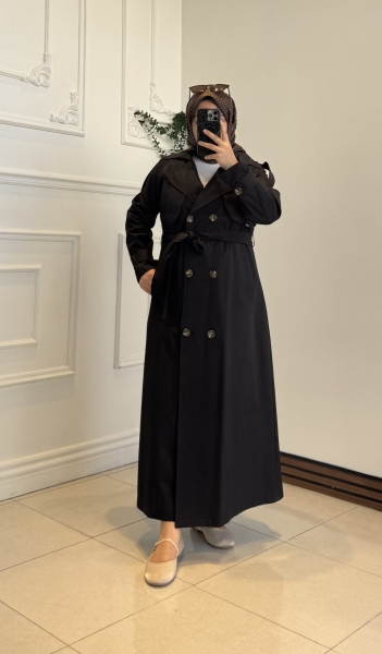 Classsic Verde Trençkot Siyah