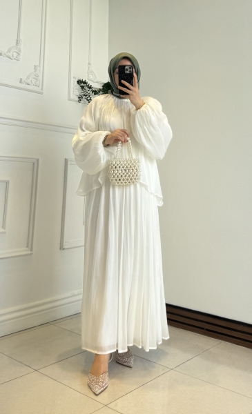 Levera Etekl Takım Beyaz