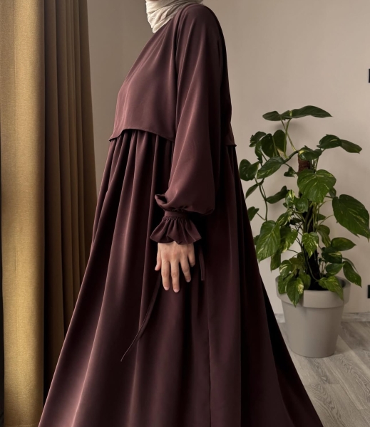 Mihri Elbise Kahverengi